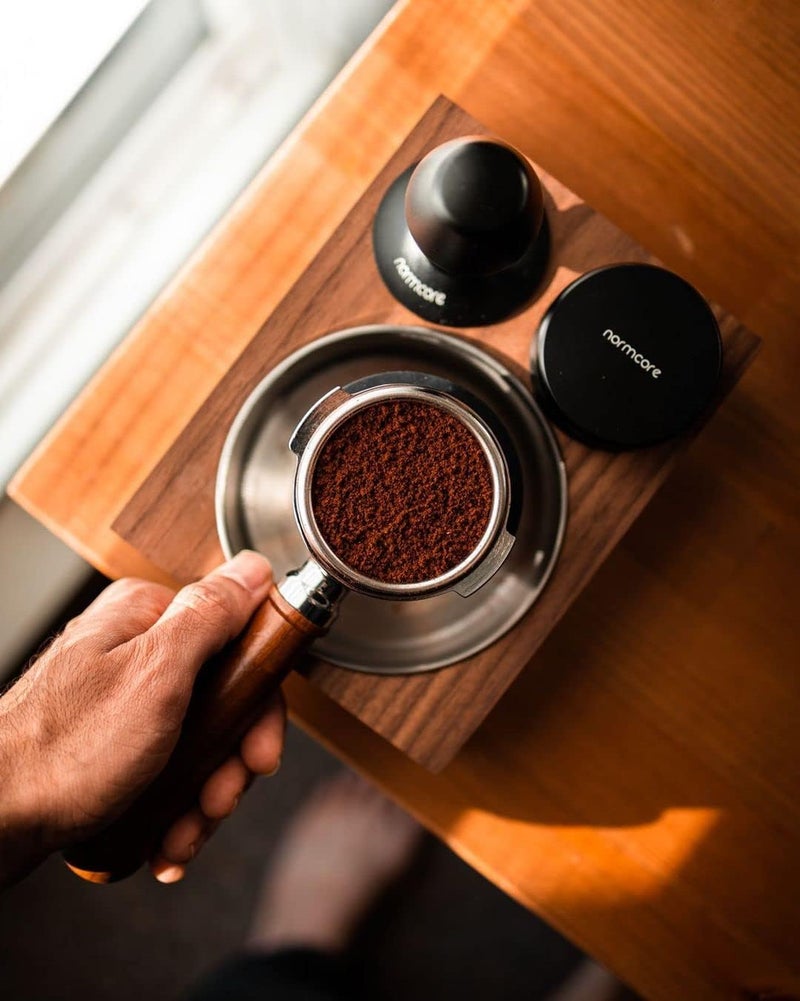 Normcore 58.5mm Coffee Distribution Tool - Espresso Coffee Leveler Tool for 58mm Portafilter - Barista Espresso Accessories - Adjustable Depth - Stainless Steel base - Distributor Stand - Image 4